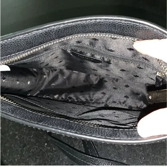 Kate spade black pebble tassel crossbody EUC - Picture 8 of 9
